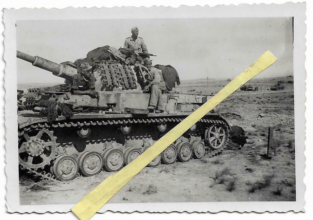 deut.Panzer bei Einsatz in Wüste DAK Deut.Afrikakorps