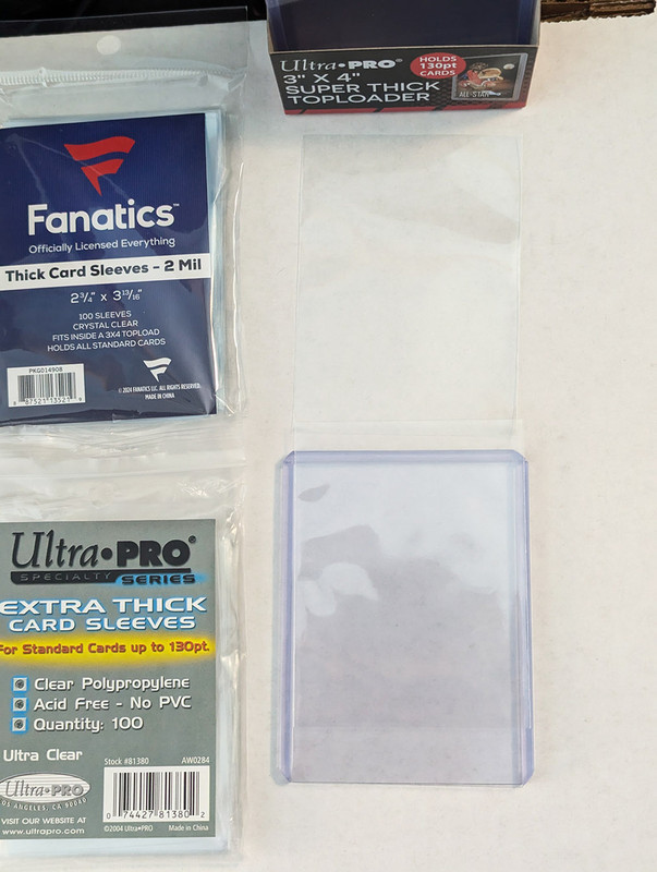 Ultra Pro 130pt Thick Toploaders - 3 Packs Of 10 (30 Total) + 100 Thick Sleeves For Trading Cards