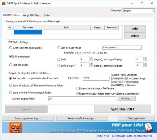 7-PDF Split and Merge Pro 5.0.0.147 7-PDF Split and Merge Pro 5.0.0.147