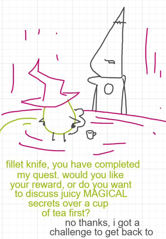 A panel from The Prime Number Few, episode eight of the Board Boards object show by Furretwalk/WalkingFurret.