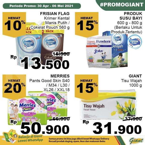 Katalog Promo Giant 30 April - 3 Mei 2021 
