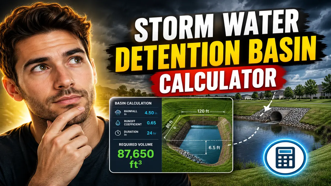 Storm Water Detention Basin Calculator - Toolhox
