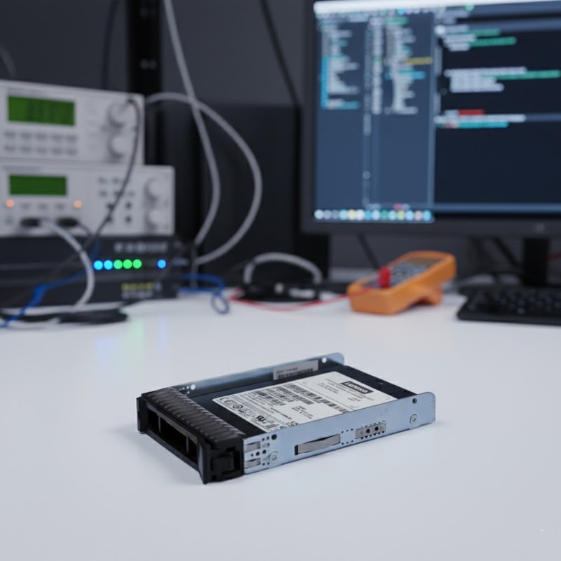 SSD Lenovo Enterprise em um servidor ThinkSystem