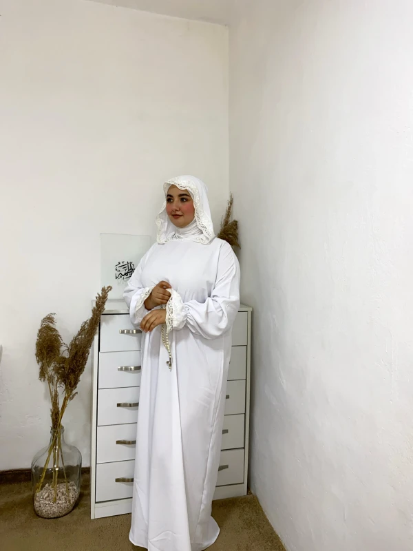 عباية أبيض 4