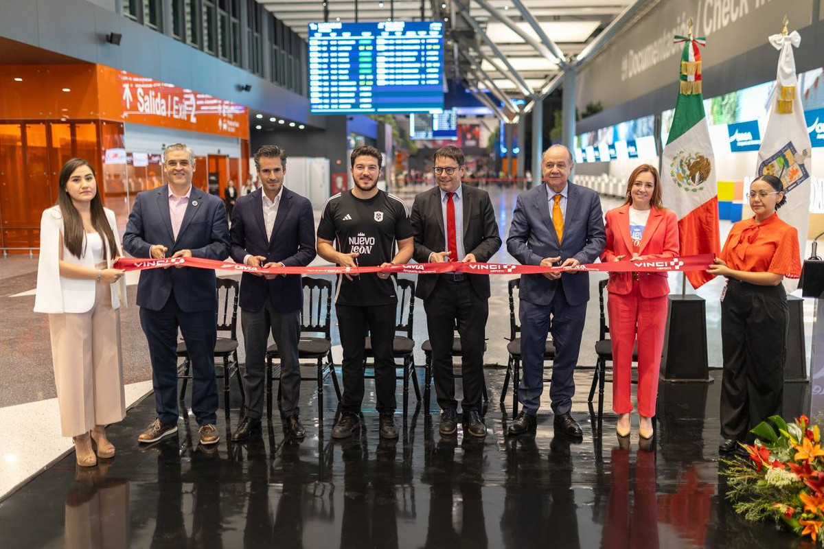 Inauguran Fase I de modernización del Aeropuerto de Monterrey