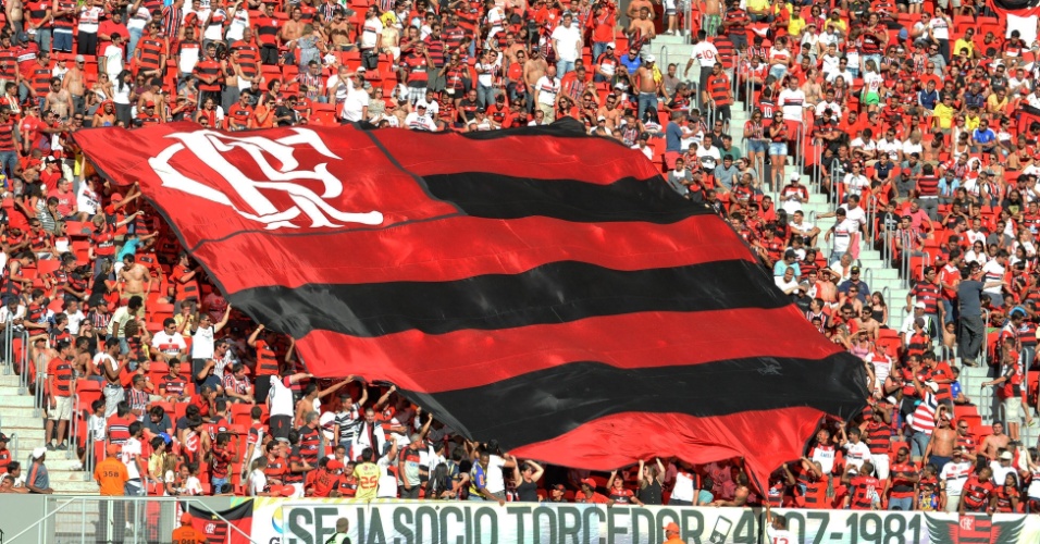 Torcida do Flamengo no Mané Garrincha
