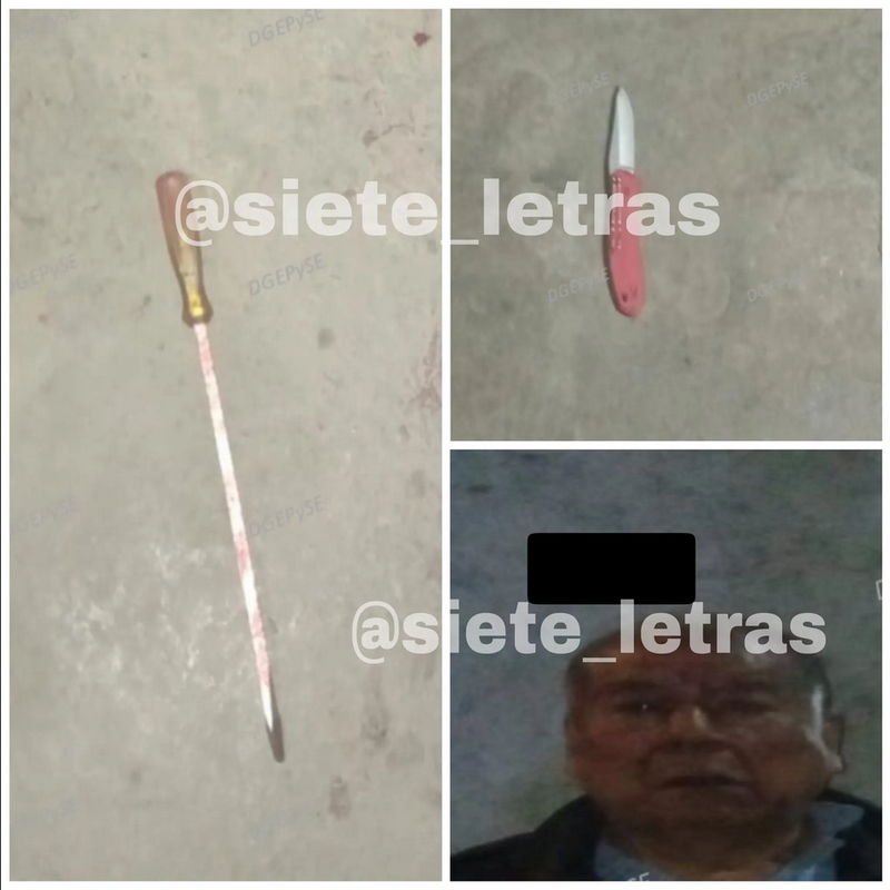 Velador de 70 años pierde un dedo y mata a ladrón con un cuchillo y desarmador
