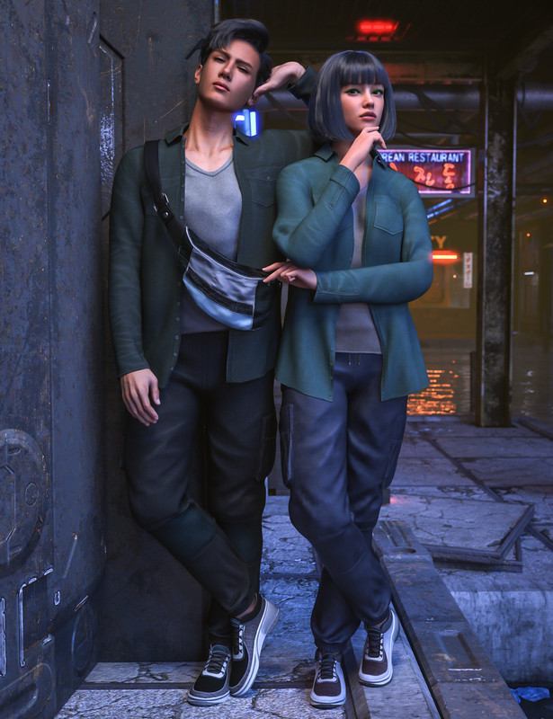 dForce Monday Outfit Texture Add-On