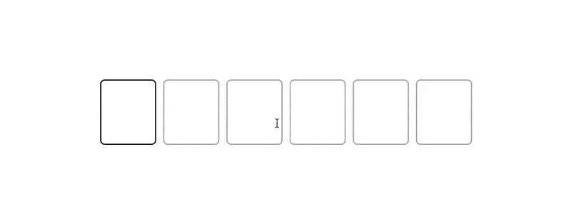 Single input working with highlighting