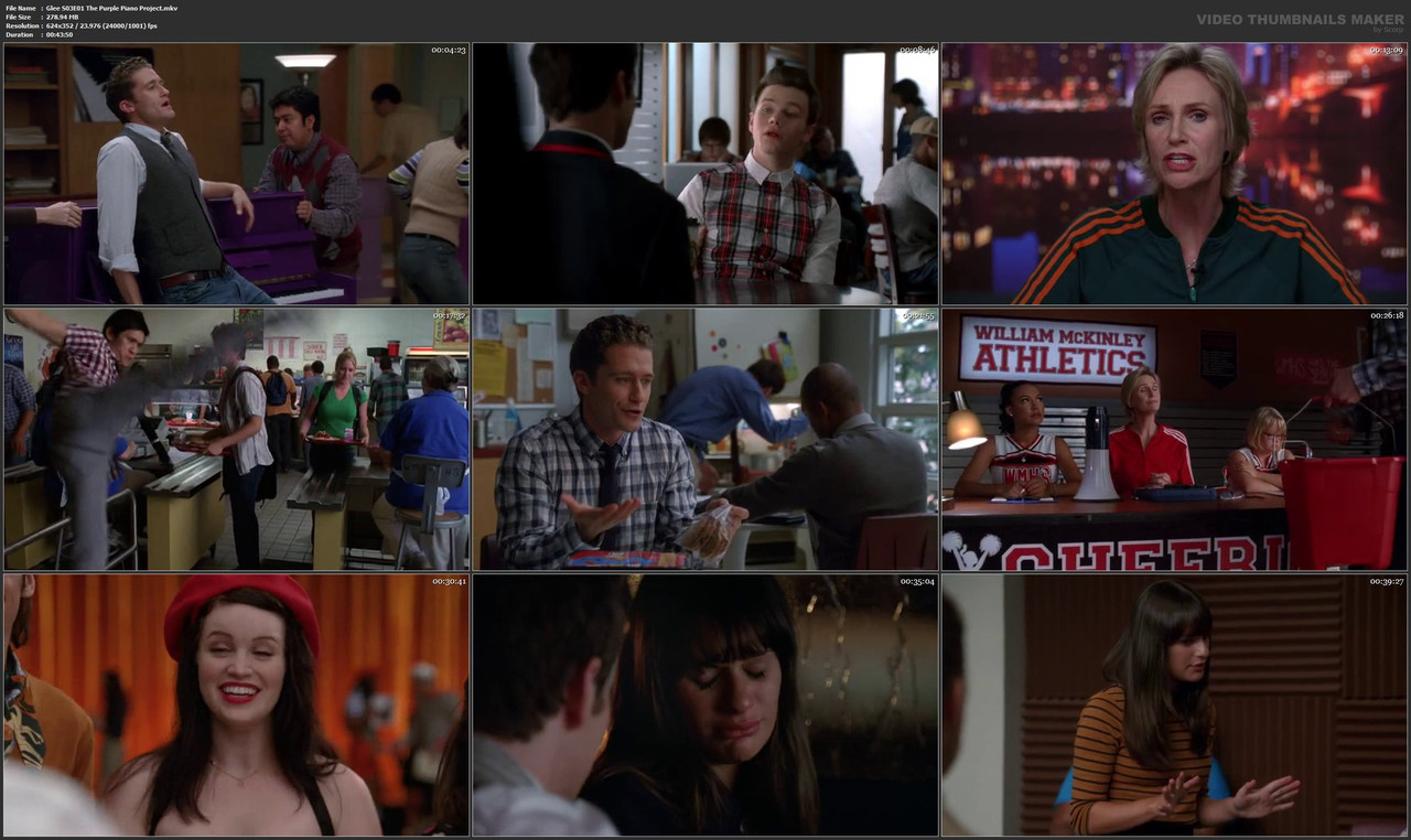 Glee S03E01 The Purple Piano Project.mkv