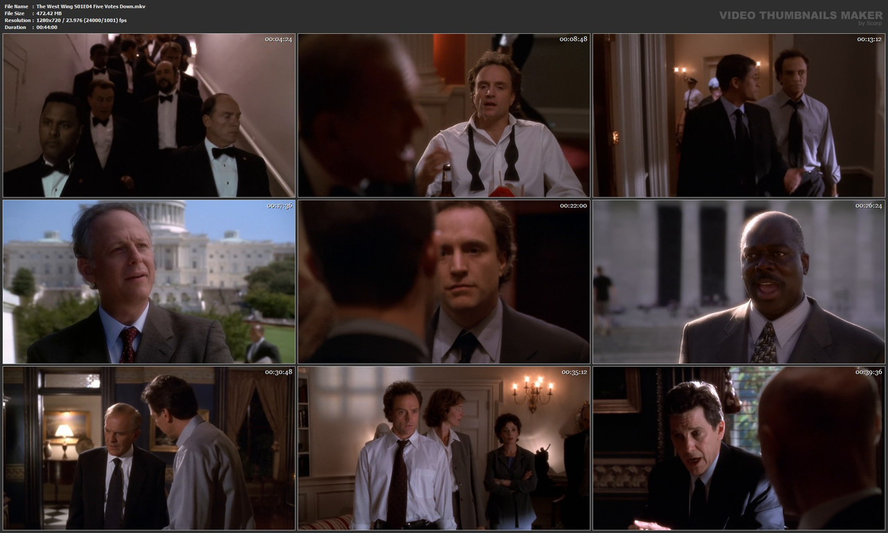The West Wing S01E04 Five Votes Down.mkv