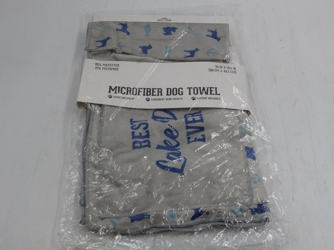 WE PETS MICROFIBER DOG TOWEL