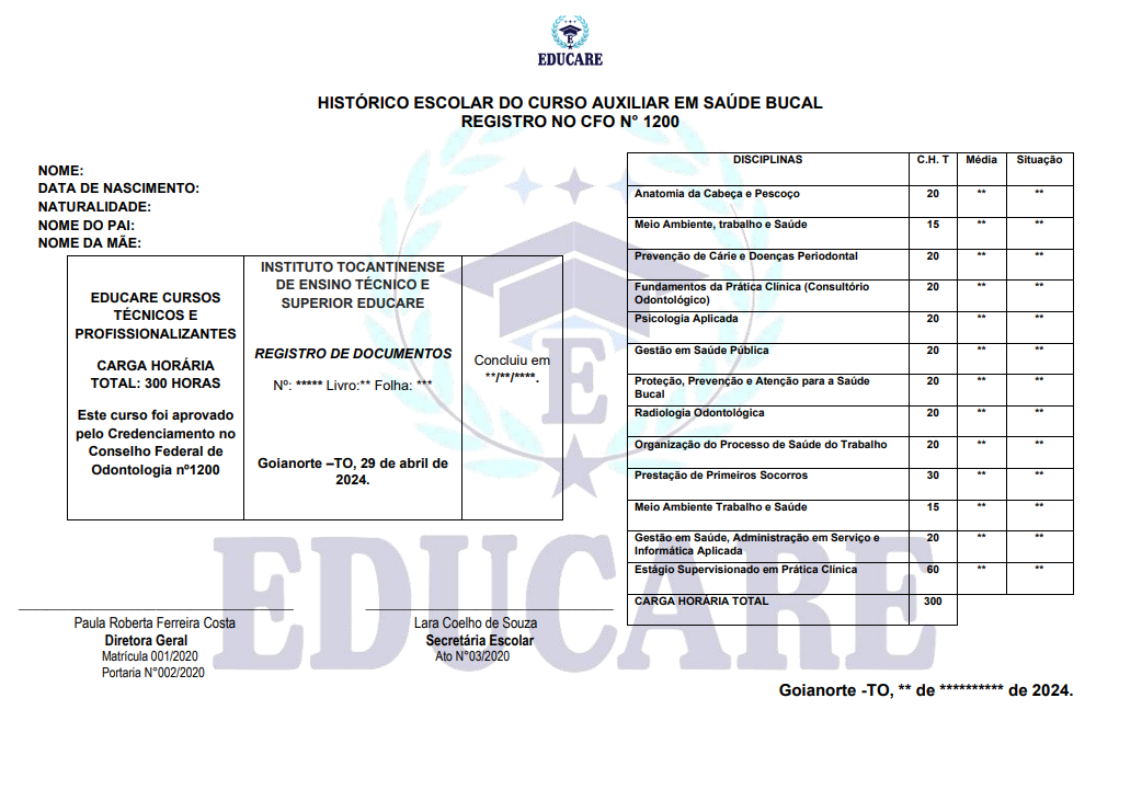 Certificado Verso