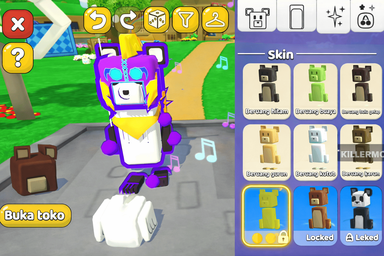 Super Bear Adventure Mod APK unlimited coins screenshot