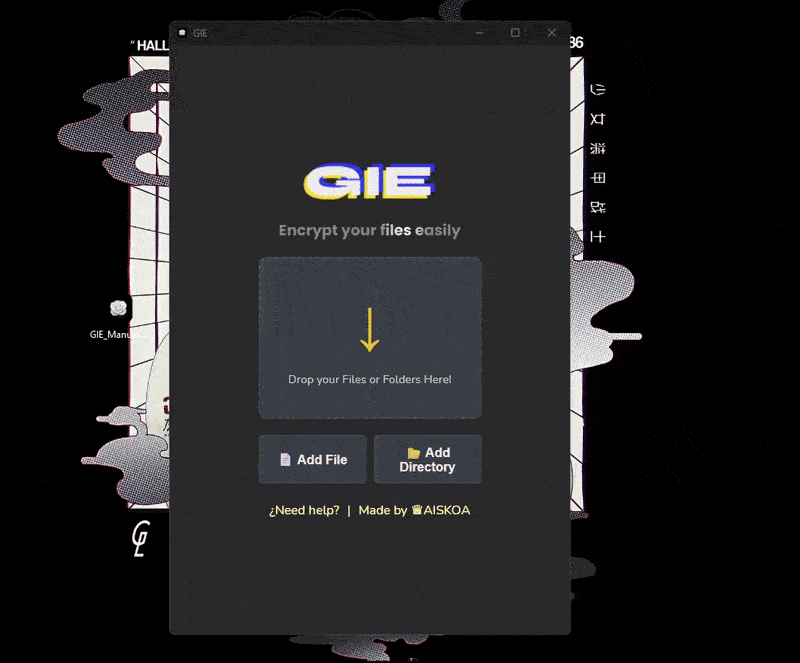 Example decrypting a PDF