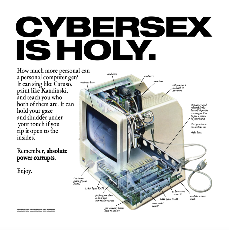 cybersex is holy advertisement