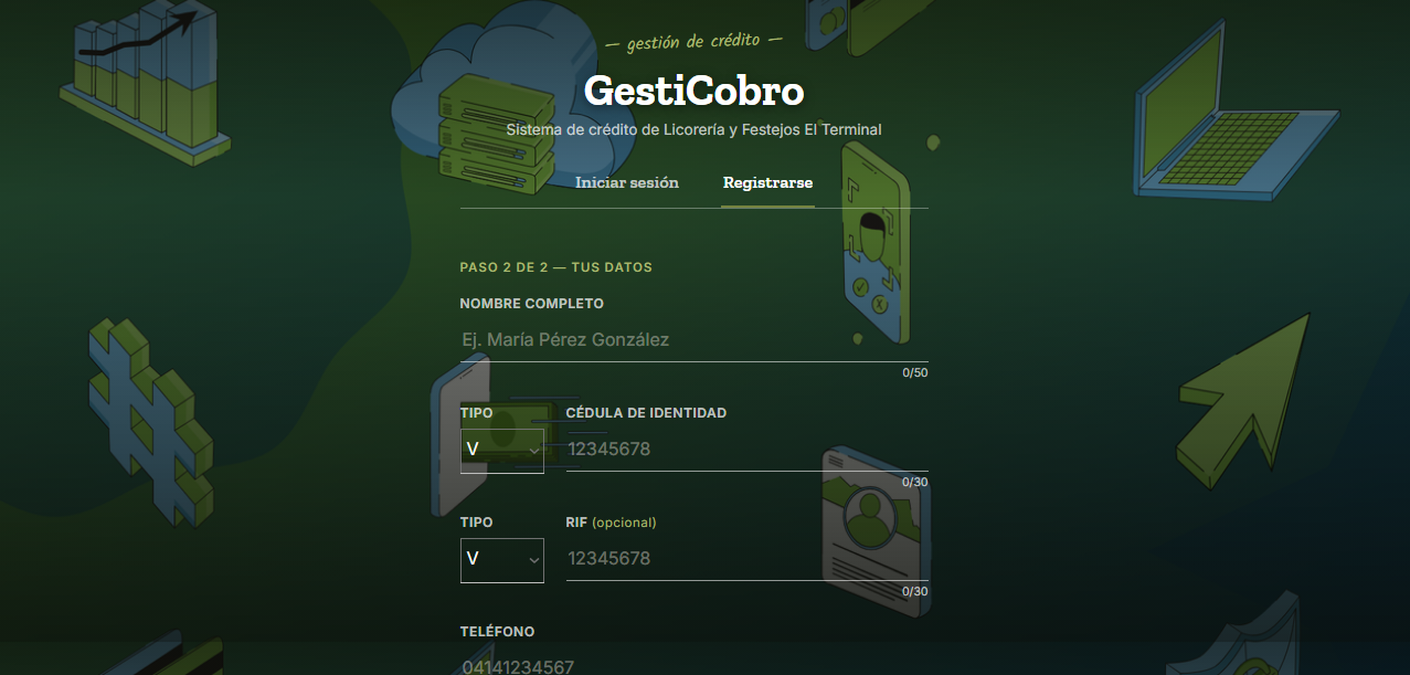 Captura de pantalla de GestiCobro 2