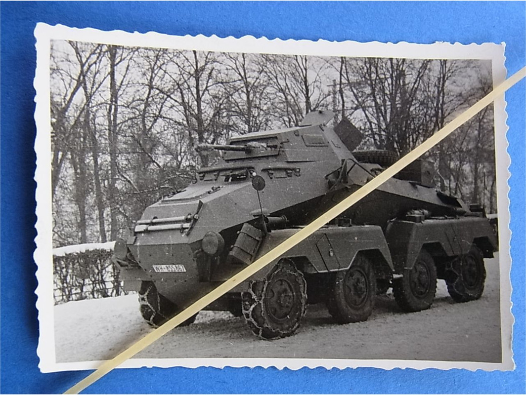 8-Rad Panzer Spähwagen Büssing Wehrmacht mit Sch