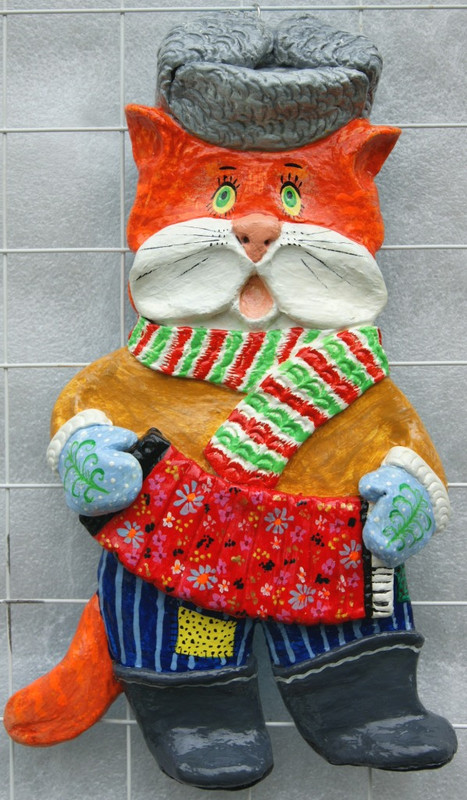 01-кот гармонист зимний