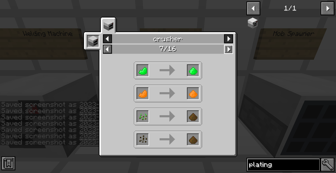 crusher recipe