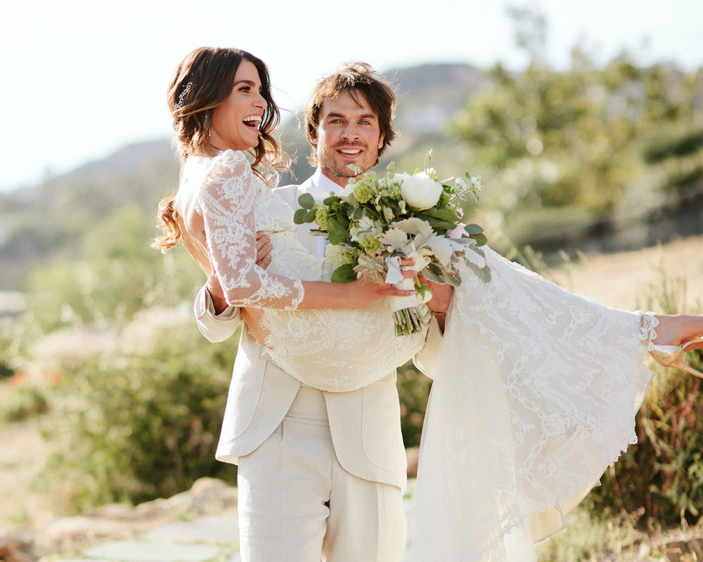 Nikki Reed and Ian Somerhalder