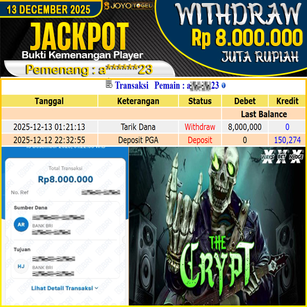 jackpot-slot-no-limit-city-the-crypt--wd-rp-8000000--dibayar-lunas-di-joyotogel