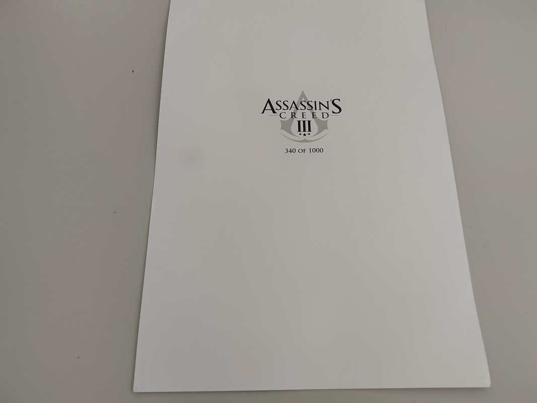 Assassins 3 Connor Litograph numered (340 of 1000)