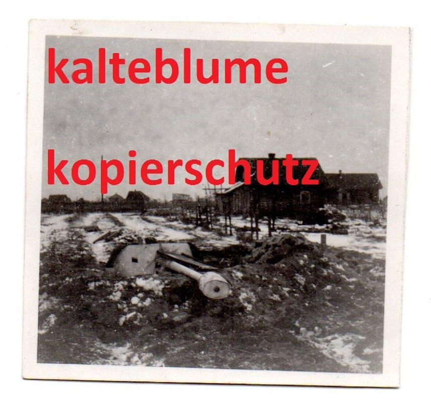 Panzerjäger PAK 7,5 cm Stellung in Klinsk , Gomel, Weißrussland 1944. Nr3.