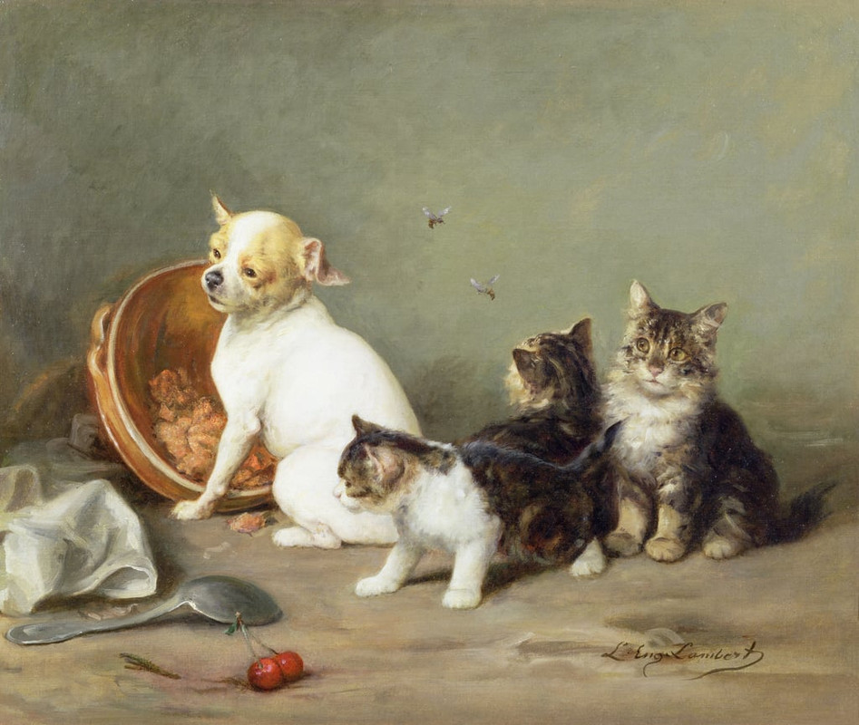 0-Louis Eugene Lambert - No Flies on Me - (MeisterDrucke-177775)