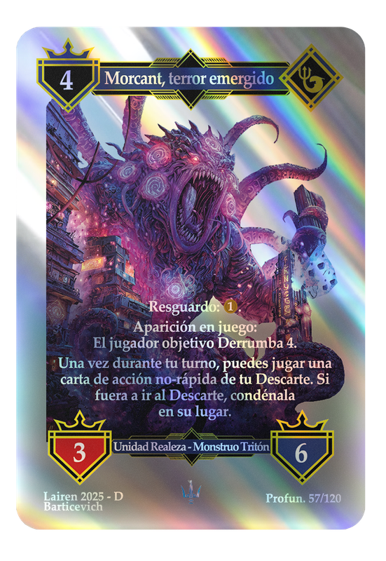 MORCANT, TERROR EMERGIDO