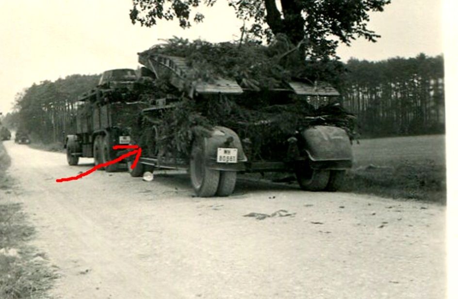 Foto Panzer II Brückenleger in Ausf. D oder E ab