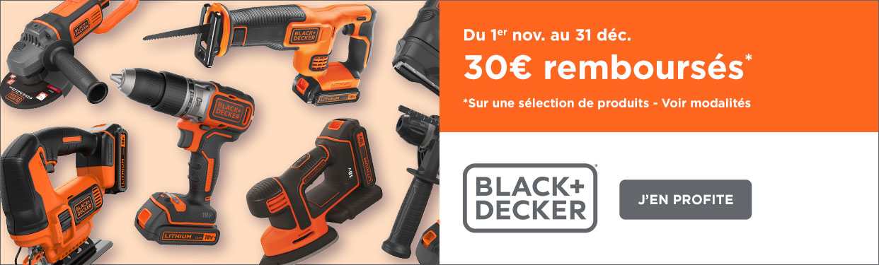 20€16 sur Black & Decker BDCHD18KB Perceuse-visseuse sans fil à