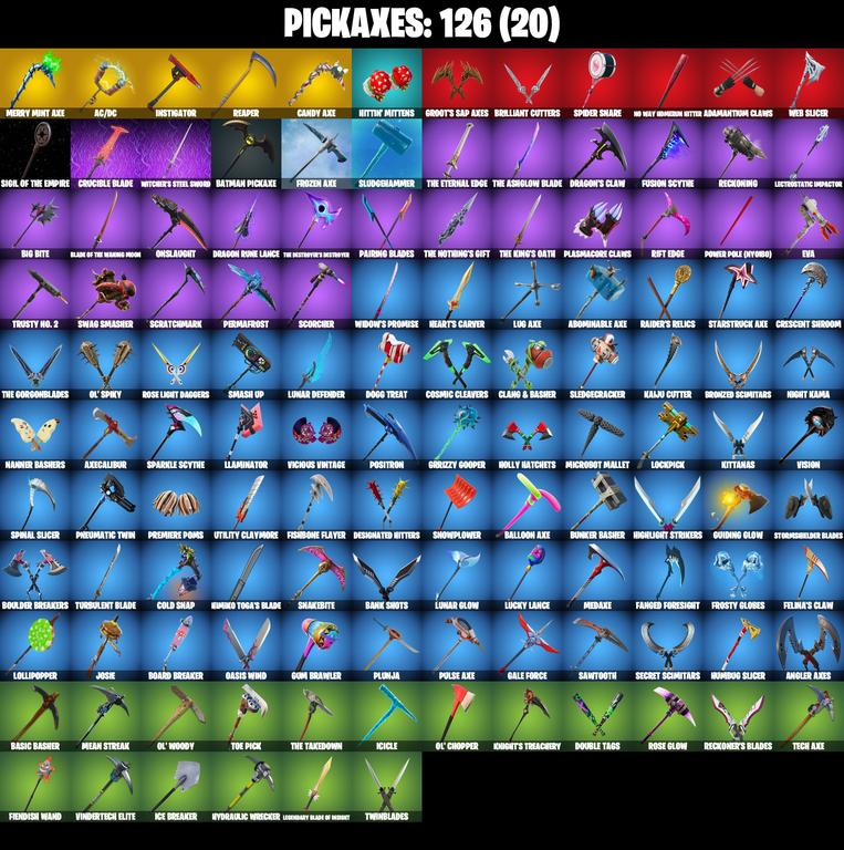 pickaxes comp