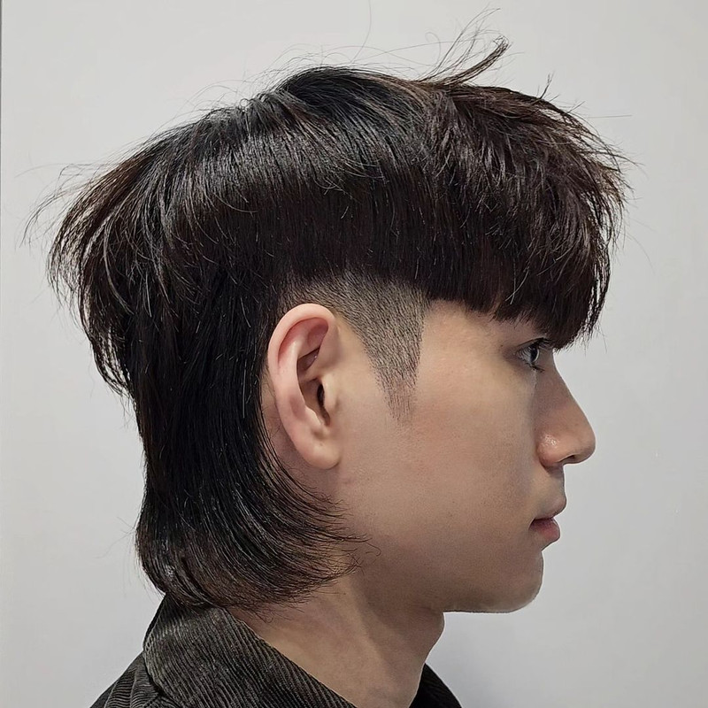 Asian Mullet Haircut trends for men