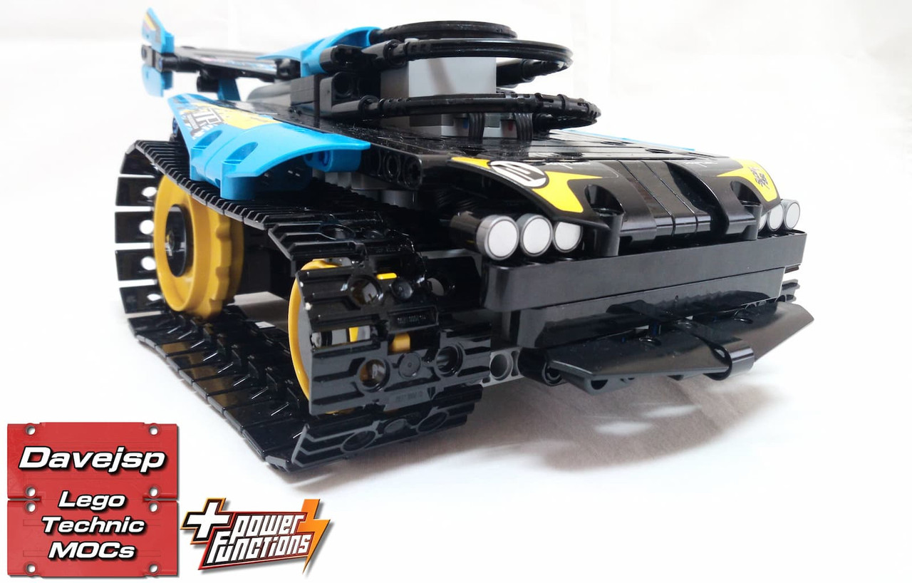 Lego Technic Power Functions remote-controlled car with subtractor mechanism MOC