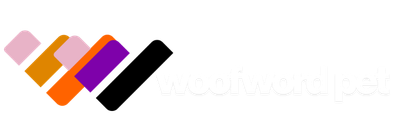 Woof Word Pet Logo