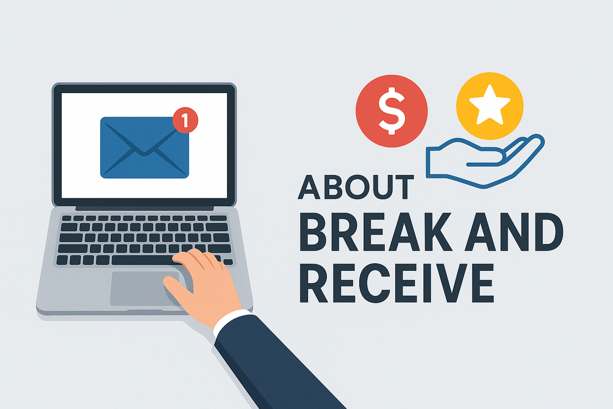 Break and Receive Logo