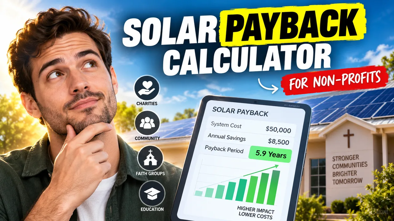 Solar System Payback Calculator For Non-Profits
