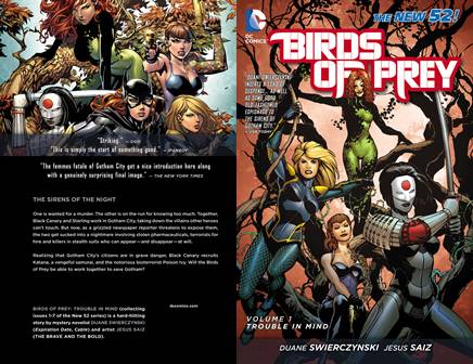 Birds of Prey v01 - Trouble in Mind (2012)