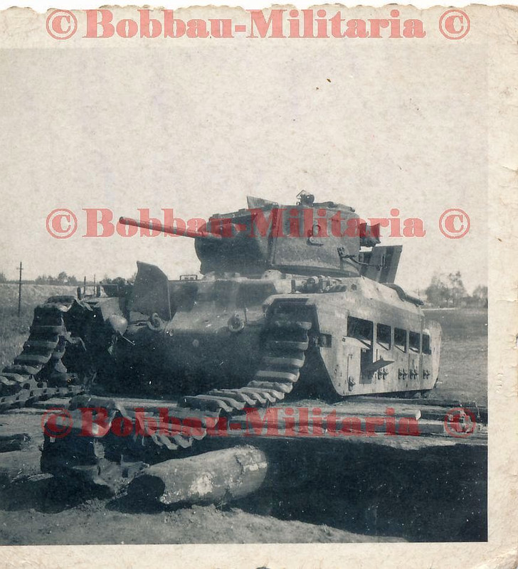 Russland englischer Matilda II tank Panzer Abschuß lend&lease 19