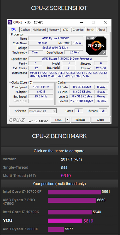 AMD Ryzen 7 5800X @ 4472.39 MHz - CPU-Z VALIDATOR