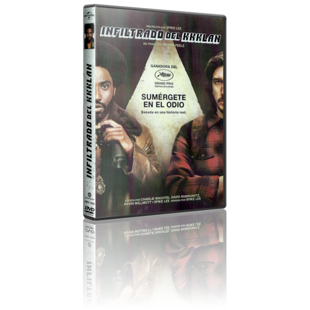 Portada - Infiltrado en el KKKlan [DVD9 Full][PAL][Cast/Ing/Ita][Sub:Varios][Drama][2018]