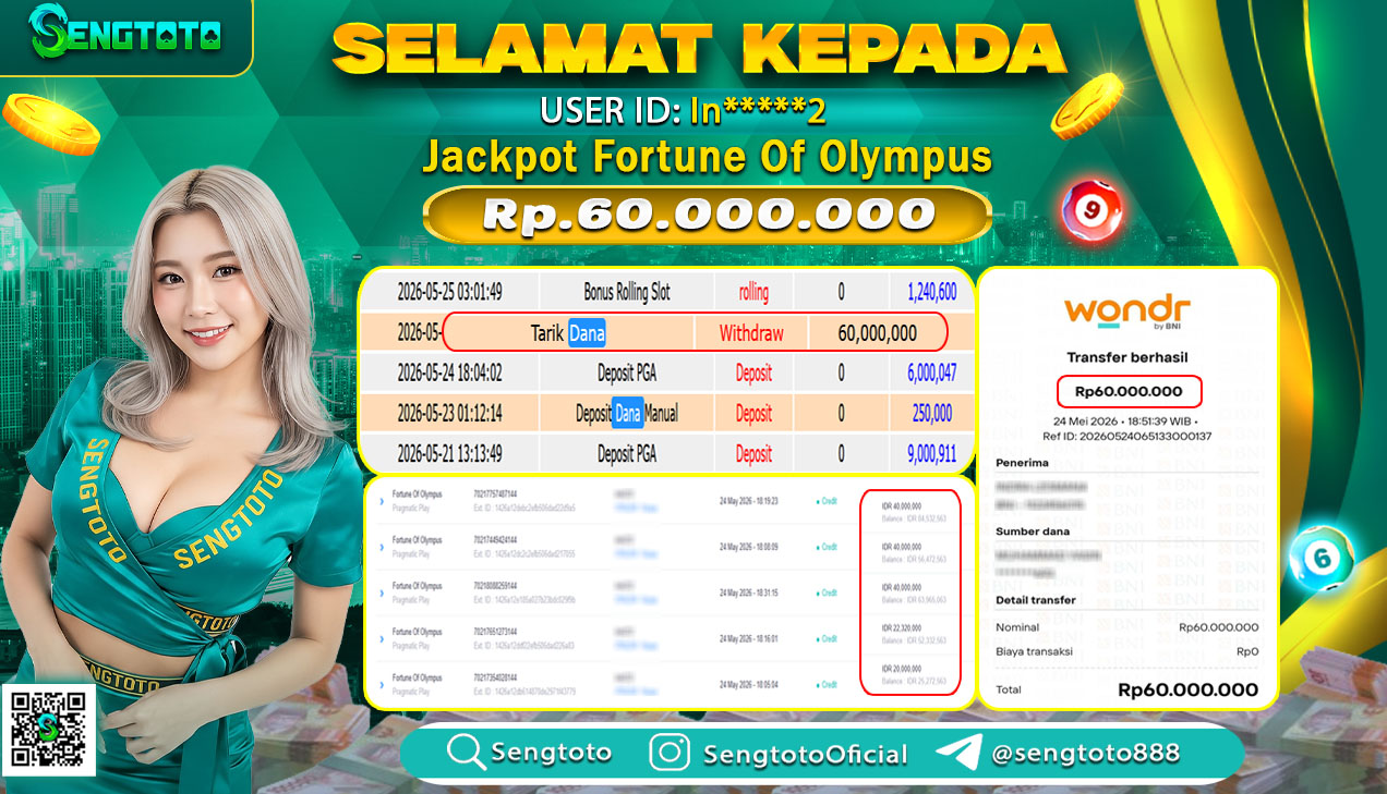 BUKTI PEMBAYARAN SLOT FORTUNE OF OLYMPUS