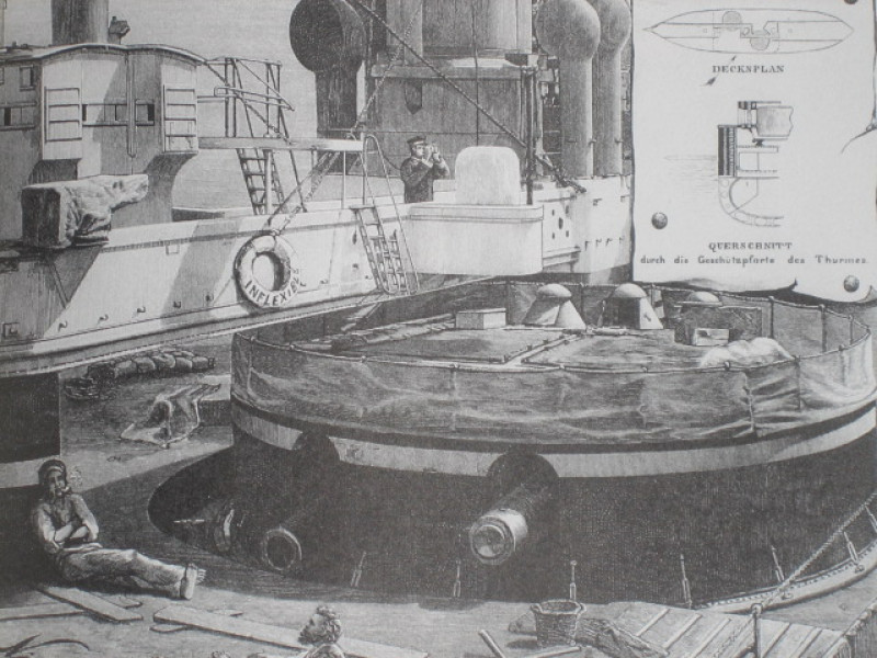 HMS-Inflexible-Gesch-tzturm