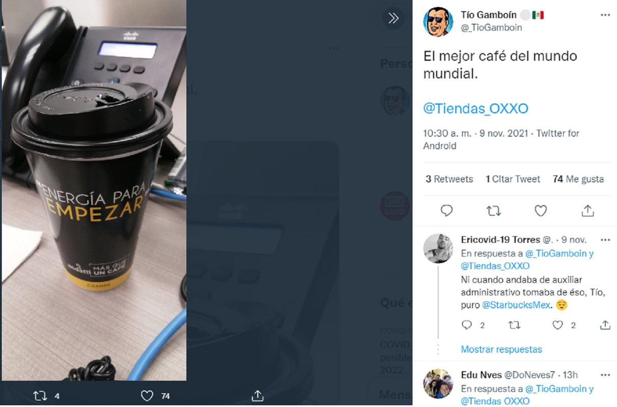 Café del Oxxo convierte en influencer a cliente que lo llama el mejor del mundo