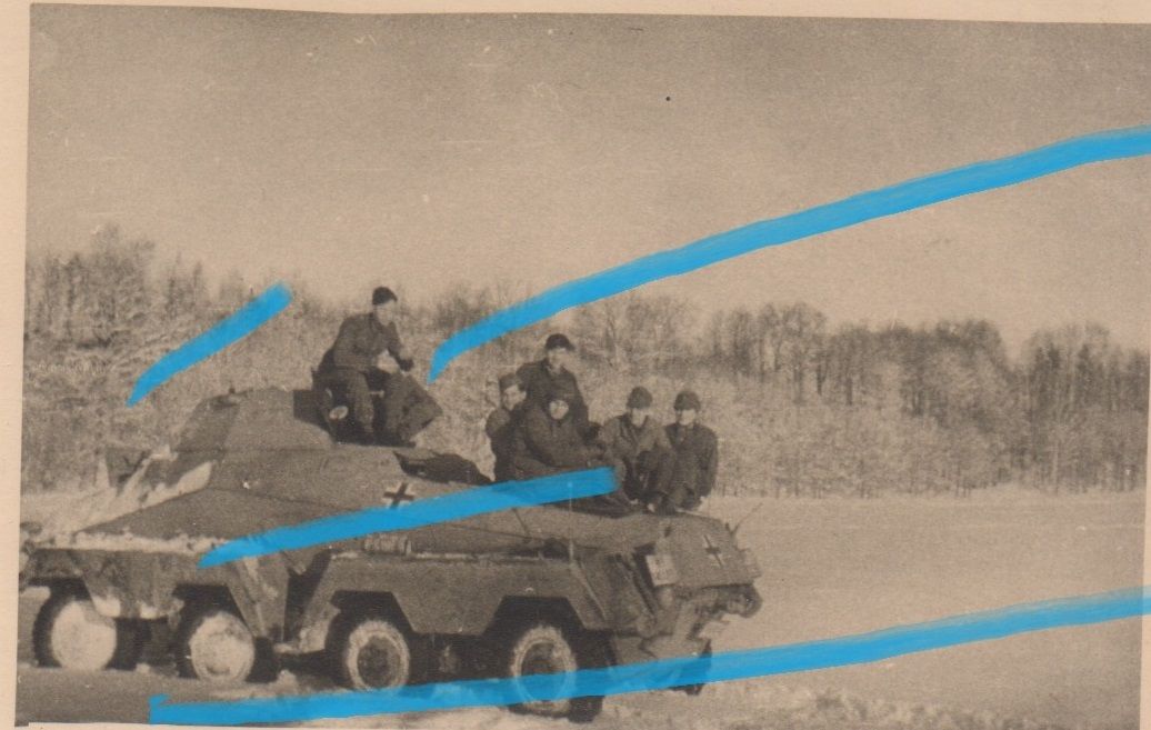 Orig foto. Panzerspähwagen Sd.Kfz. 231 8-rad Ken