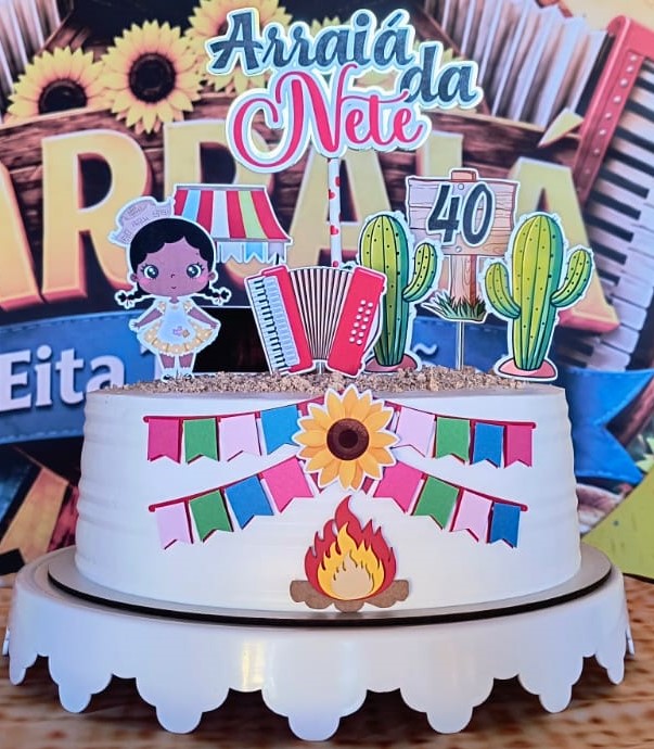 Bolo Decorado e Personalizado no Gama DF - Izabel Aline Festas