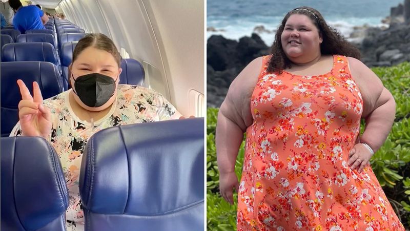 Influencer plus size lancia petizione contro la FAA per posti extra sui voli aerei