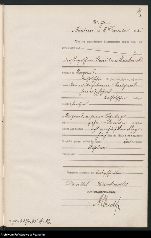 1885 Maniewo_u_Świerkowski_Stefan akt 77 -53_1891_0_1_34_16308337