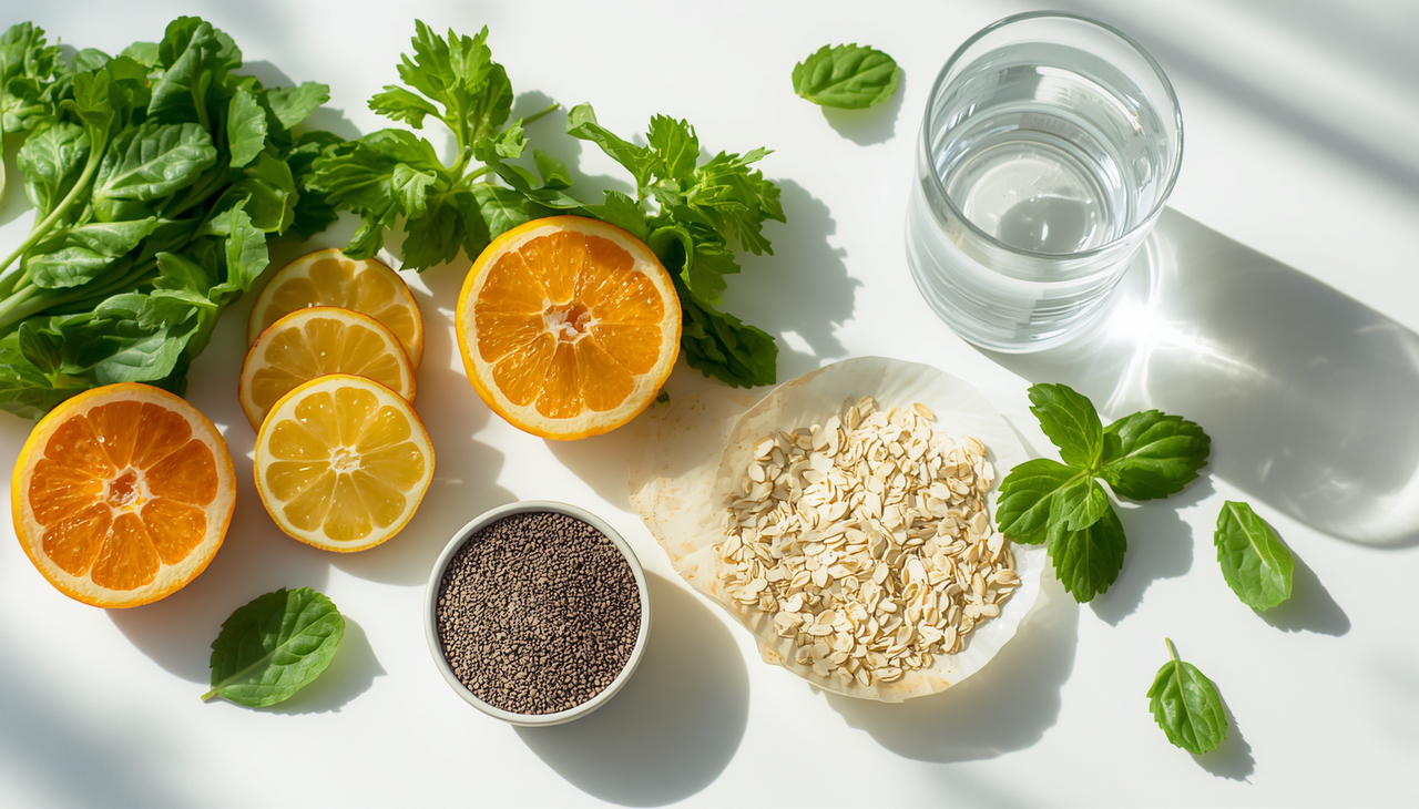 balanced nutrition and wellness routine